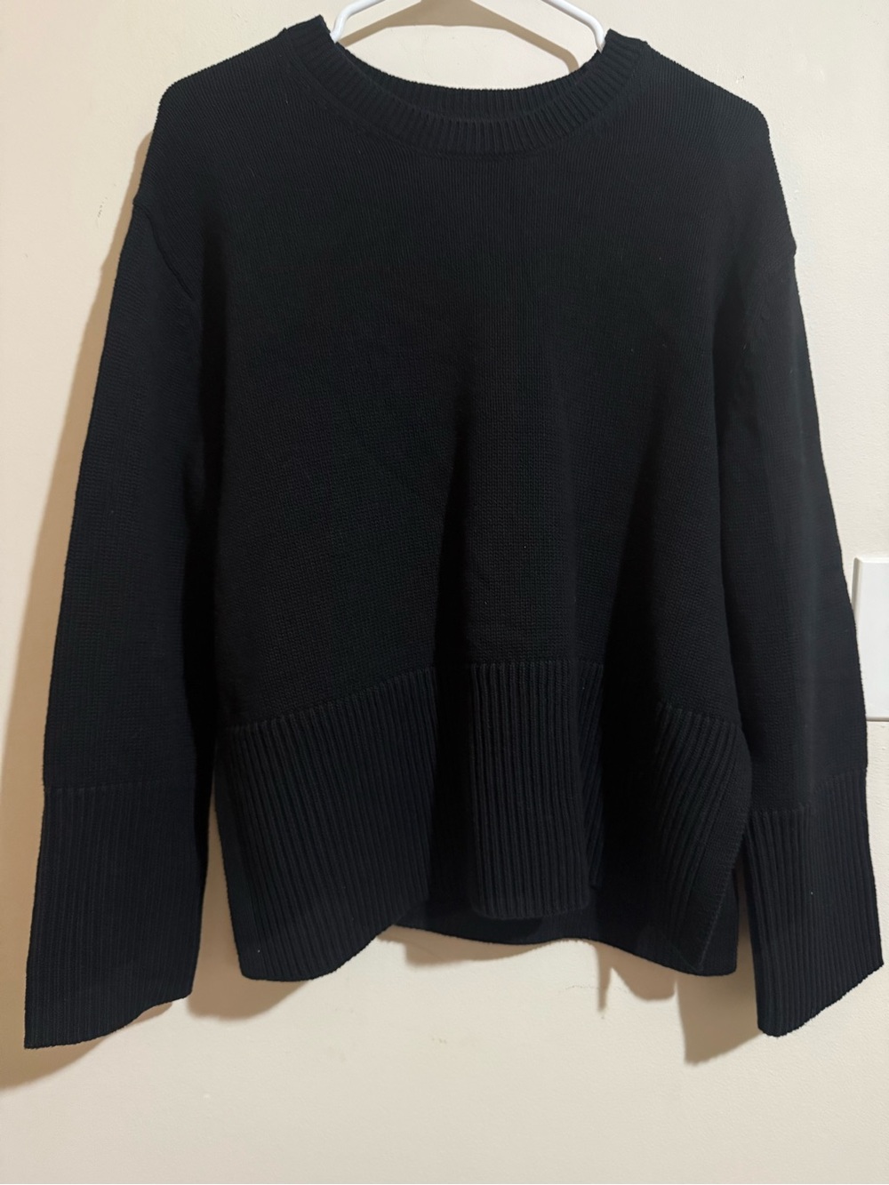 GAP Black Women's Crewneck Sweater